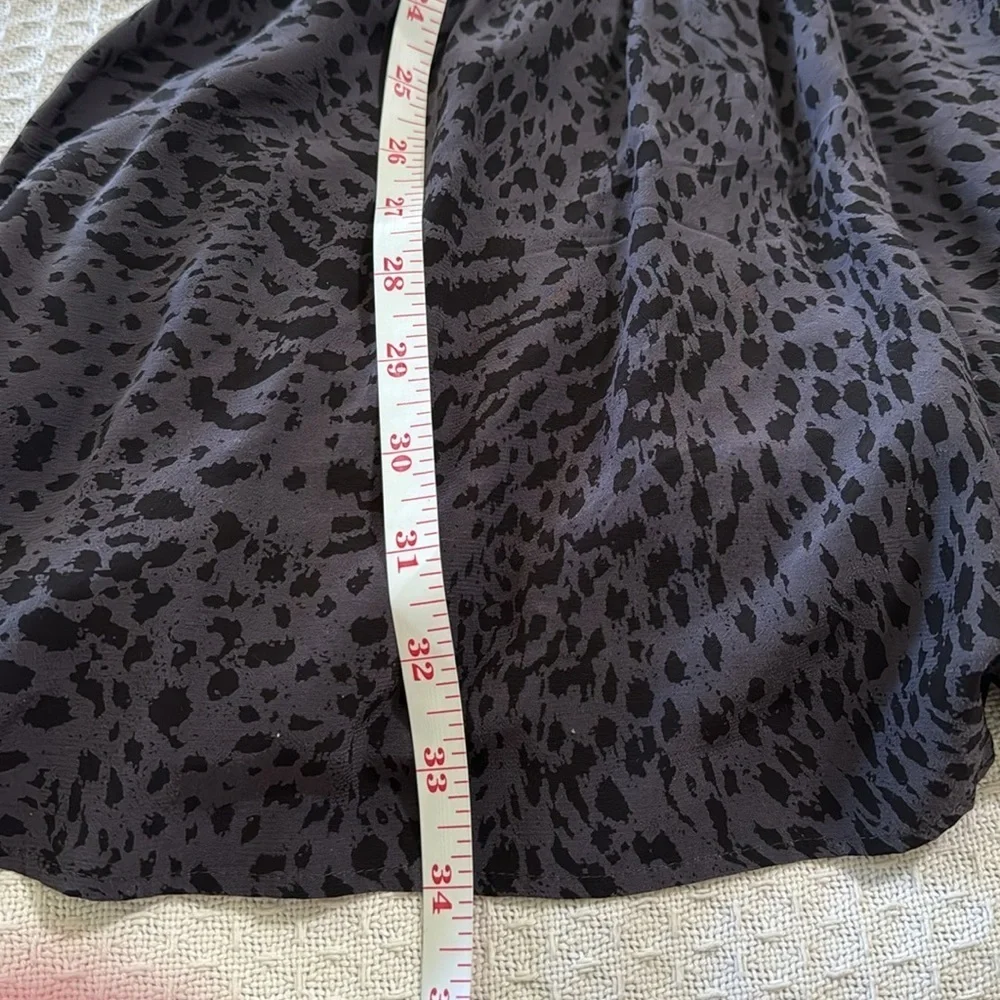 Rails Jasmine‎ Boho Long Sleeve Smock Waist Mini Dress  in Spotted Slate - Picture 13 of 14
